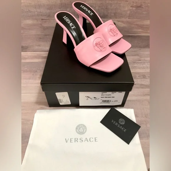 AUTHENTIC Versace Medusa Heeled Sandal